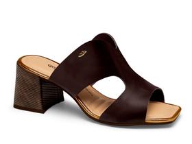 Tamanco Feminino De Salto Bloco Dakota Y9191-0005 Tamanco Feminino De Salto Bloco Dakota Y9191-0005