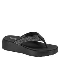 Tamanco Feminino Flatform Conforto Estilo Brilho 7189.105