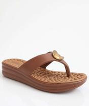 Tamanco Feminino Flatform Tiras Modare Marrom-18247