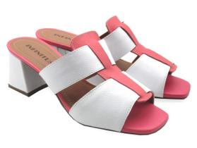 Tamanco Feminino Infinitus 35710 Salto Bloco