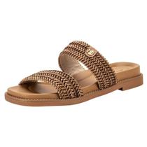 Tamanco Feminino Modare Camel Elegante Casual com Tiras
