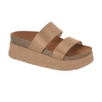 Tamanco Feminino Moleca Plataforma Anabela Slide Papete Alta