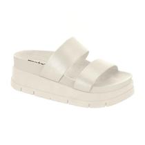 Tamanco Feminino Moleca Plataforma Anabela Slide Papete Alta