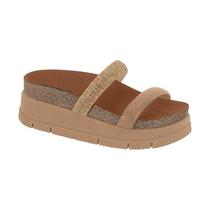 Tamanco Feminino Moleca Plataforma Meia Pata Slide Brilho Tamanco Feminino Moleca Plataforma Meia Pata Slide Brilho