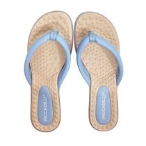 Tamanco Feminino Piccadilly Anabela Dedo Chinelo 500324 Azul