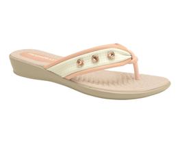 Tamanco Feminino Piccadilly Dedo Salto Anabela Baixo