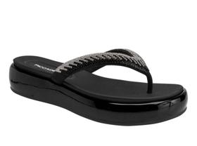 Tamanco Feminino Piccadilly Strass Cristal De Dedo 459006