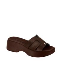 Tamanco Feminino Plataforma Anabela Leve Moleca 5503.119