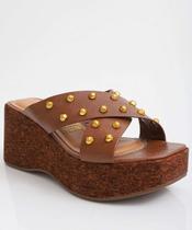 Tamanco Feminino Plataforma Tachas Vizzano-11222 Tamanco Feminino Plataforma Tachas Vizzano-11222