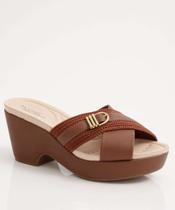 Tamanco Feminino Plataforma Tiras Modare-72104