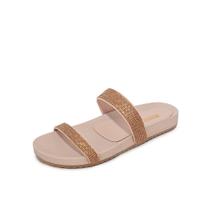 Tamanco Feminino Quiz Flat REF: 1993-28 STRASS