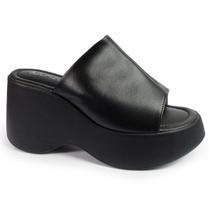 Tamanco Feminino Salto Anabela Plataforma Alto Confortável Tamanco Feminino Salto Anabela Plataforma Alto Confortável