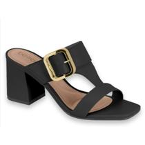 Tamanco Feminino Salto Bloco Fivela Beira Rio 8436240 Tamanco Feminino Salto Bloco Fivela Beira Rio 8436240