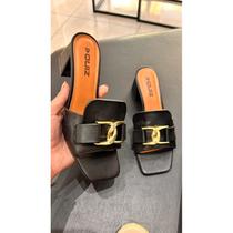 Tamanco Feminino Salto Bloco Preto Quiz 61-3111-20