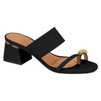 Tamanco Feminino Salto Bloco Tira Polegar Vizzano 6428148 Tamanco Feminino Salto Bloco Tira Polegar Vizzano 6428148