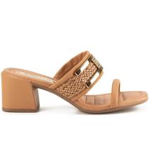 Tamanco Feminino Salto Grosso Médio Mississipi Confortável