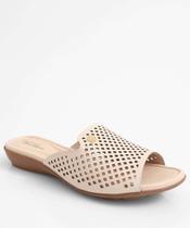 Tamanco Feminino Salto Grosso Modare Bege-18193 Tamanco Feminino Salto Grosso Modare Bege-18193