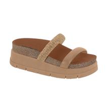 Tamanco Feminino Slide Flatform Pedras Moleca 5513105 Tamanco Feminino Slide Flatform Pedras Moleca 5513105