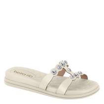 Tamanco Feminino Slide Pedraria Conforto Leve Beira Rio