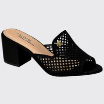 Tamanco Feminino Slide Ultra Conforto Salto Grosso Modare 7109.475.21736