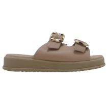 Tamanco Feminino Softli com Fivela e Plataforma Confortável