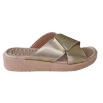 Tamanco Feminino USAFLEX de couro Plataforma MA1000
