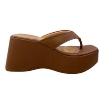 Tamanco Feminino Vizzano Anabela Casual Conforto Dedo Plataforma Alto Básico 6559.106 Marrom Tamanco Feminino Vizzano Anabela Casual Conforto Dedo Plataforma Alto Básico 6559.106 Marrom
