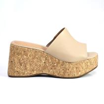 Tamanco Feminino Vizzano Anabela Plataforma Slide 6559100 Tamanco Feminino Vizzano Anabela Plataforma Slide 6559100
