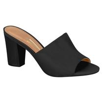 Tamanco Feminino Vizzano Salto quadrado Bloco Grosso 6262455