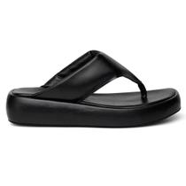 Tamanco Flat Form Papete Blogueira Preta