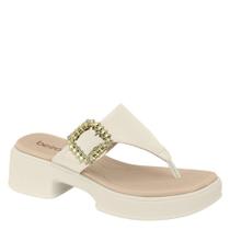 Tamanco Flatform Beira Rio Fivela Conforto Casual 8526.206