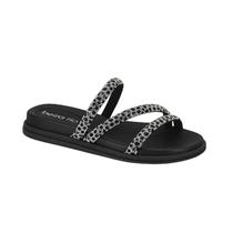 Tamanco FlatForm Beira Rio Strass 020093