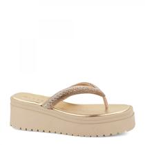 Tamanco Flatform Brilhantes Casual Ramarim Feminino