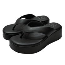 Tamanco Flatform Flip Flop Preto