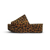 Tamanco Flatform Onça Pelo Tamanco Flatform Onça Pelo