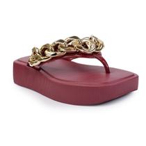 Tamanco Flatform Petite Jolie Marsala Corrente Elos