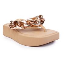 Tamanco Flatform Petite Jolie Nude Corrente Elos