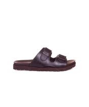 Tamanco Flatform Pixolé Fivelas Café Tamanco Flatform Pixolé Fivelas Café