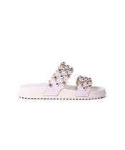 Tamanco Flatform Pixolé Tiras Off White Tamanco Flatform Pixolé Tiras Off White