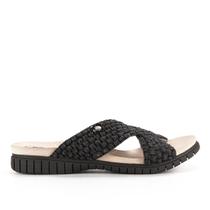 Tamanco Flatform Slip-On Campesí Feminino Slide Preto