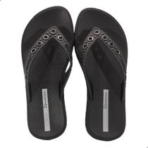 Tamanco Ipanema Luxe Adulto Preto e Prata Tamanco Ipanema Luxe Adulto Preto e Prata