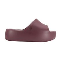 Tamanco Melissa Free Print Platform Slide Bordo Tamanco Melissa Free Print Platform Slide Bordo