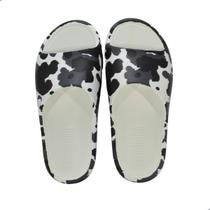 Tamanco Melissa Free Print Slide Branco/Preto