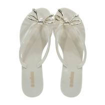 Tamanco Melissa Harmonic Iris Adulto Bege/Ouro