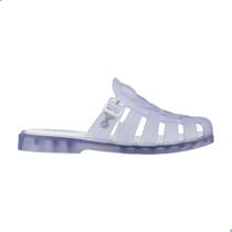 Tamanco Melissa Possession Mule Adulto Vidro Fosco/Branco Tamanco Melissa Possession Mule Adulto Vidro Fosco/Branco