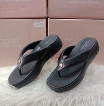 Tamanco Modare 7189.101 Flatform Feminino STRECH Asa Delta conforto