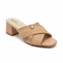 Tamanco Modare Feminino Nude Camel Salto Baixo Casual - Tamanco Modare Feminino Nude Camel Salto Baixo Casual -