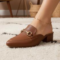 Tamanco Modare Feminino Salto Bloco Mule 7340124