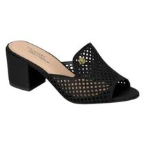 Tamanco Modare Peep Toe Salto Bloco