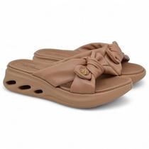 Tamanco Modare Plataforma Laço Feminino - Marrom Tamanco Modare Plataforma Laço Feminino - Marrom